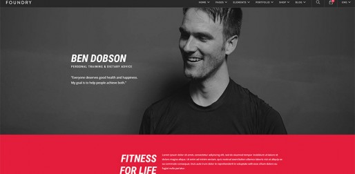 Fitness   Foundry WordPress Theme